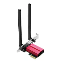 Безжичен Wi-Fi 6E Bluetooth 5.3 PCIe Адаптер Mercusys MA86XE AXE5400