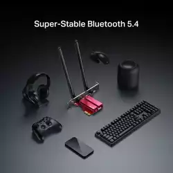 Безжичен Wi-Fi 7 Bluetooth 5.4 PCIe Адаптер Mercusys MA37BE BE6500