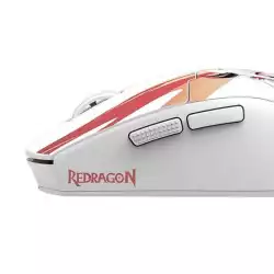 Безжична Bluetooth и кабелна геймърска мишка Redragon K1ng Max Anime M918AKG-PRO - бяла