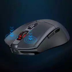 Безжична Bluetooth и кабелна геймърска мишка Redragon Fyzu Lite M995GB-LIT - черна със сиво