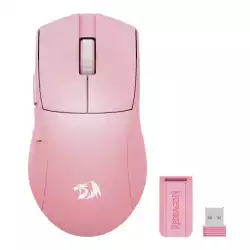 Безжична Bluetooth и кабелна геймърска мишка Redragon K1ng Lite 1K M916P-LIT-1K  - розова