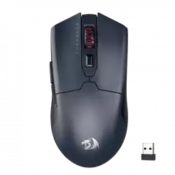Безжична Bluetooth и кабелна геймърска мишка Redragon Fyzu Lite M995GB-LIT - черна със сиво