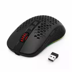 Безжична и Bluetooth геймърска мишка Redragon Hana M694-RGB с RGB осветление - черна                          
