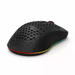 Безжична и Bluetooth геймърска мишка Redragon Hana M694-RGB с RGB осветление - черна