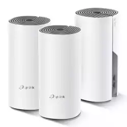 Безжична Mesh Wi-fi система TP-Link Deco E4 AC1200 (3-pack)