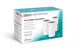 Безжична Mesh Wi-fi система TP-Link Deco E4 AC1200 (3-pack)