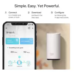 Безжична Outdoor / Indoor Wi-fi 7 Mesh система TP-Link Deco BE25-Outdoor BE3600
