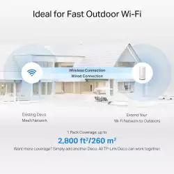 Безжична Outdoor / Indoor Wi-fi 7 Mesh система TP-Link Deco BE25-Outdoor BE3600
