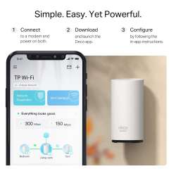 Безжична Outdoor / Indoor Wi-fi 7 Mesh система TP-Link Deco BE25-Outdoor BE3600