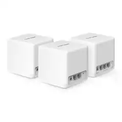 Безжична Wi-Fi 6 Mesh система Mercusys Halo H1500X(3-pack) AX1500