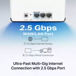 Безжична Wi-Fi 6 Mesh система Mercusys Halo H85X(3-pack) AX3000