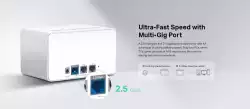 Безжична Wi-Fi 6 Mesh система Mercusys Halo H90X(2-pack) AX6000
