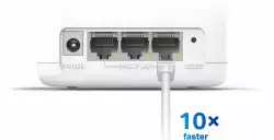 Безжична Wi-Fi 6 Mesh система Mercusys Halo H60X(3-pack) AX1500                          
