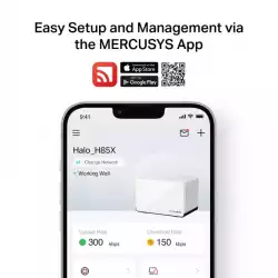 Безжична Wi-Fi 6 Mesh система Mercusys Halo H85X(3-pack) AX3000