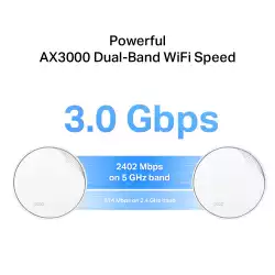 Безжична Wi-fi 6 Mesh система TP-Link Deco X50-PoE(2-pack) AX3000