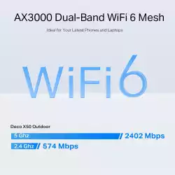 Безжична Wi-fi 6 Mesh система TP-Link Deco X50-Outdoor AX3000