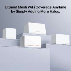 Безжична Wi-fi 7 Mesh система Mercusys Halo H37BE(2-pack) BE6500