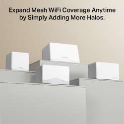 Безжична Wi-fi 7 Mesh система Mercusys Halo H25BE(3-pack) BE3600