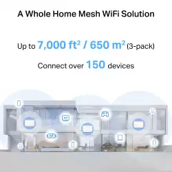 Безжична Wi-fi 7 Mesh система Mercusys Halo H27BE(2-pack) BE3600