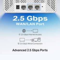 Безжична Wi-fi 7 Mesh система Mercusys Halo H37BE(2-pack) BE6500