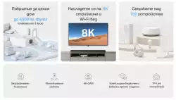 Безжична Wi-fi 7 Mesh система TP-Link Deco BE22(2-pack) BE3600                          
