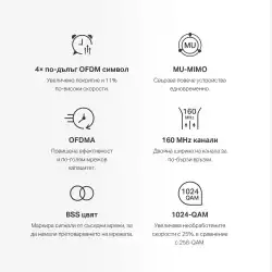 Безжична Wi-Fi Mesh система Mercusys Halo H80X 2-pack AX3000                          