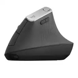 Безжична/жична мишка Logitech MX Vertical USB Type C, вертикална 910-005448 - тъмносива