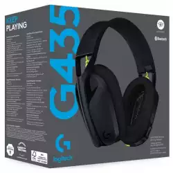 Безжични гейминг слушалки Logitech G435 Lightspeed 981-001050 - черни