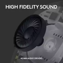 Безжични гейминг слушалки Logitech G435 Lightspeed 981-001050 - черни