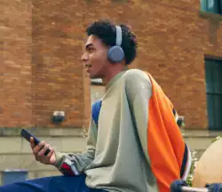 Безжични слушалки Sony Headset WH-CH520L - сини