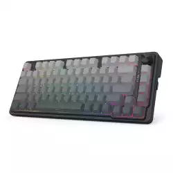 Bluetooth и безжична механична геймърска клавиатура Redragon Ucal Pro K673SP-RGB-PRO, RGB осветление - черна със сив градиент