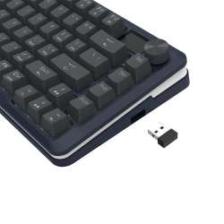 Bluetooth и безжична механична геймърска клавиатура Redragon Flekact Pro K708-RGB-PRO, RGB осветление - черна