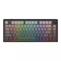 Bluetooth и безжична механична геймърска клавиатура Redragon Penumbra Pro K687GG-RGB-PRO с RGB осветление - черна