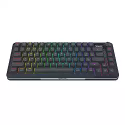 Bluetooth и безжична механична геймърска клавиатура Redragon Flekact Pro K708-RGB-PRO, RGB осветление - черна