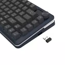 Bluetooth и безжична механична геймърска клавиатура Redragon Flekact Pro K708-RGB-PRO, RGB осветление - черна