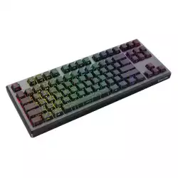 Bluetooth и безжична механична геймърска клавиатура Redragon Uranus 87 Pro K737B-RGB-PRO, RGB осветление - черна