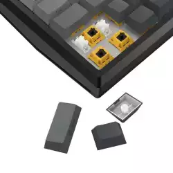 Bluetooth и безжична механична геймърска клавиатура Redragon Penumbra Pro K687GG-RGB-PRO с RGB осветление - черна