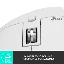 Bluetooth мишка Logitech MX Master 3S 910-006560 - бледосива