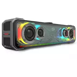 Bluetooth Redragon Surge GS817 саундбар с RGB подсветка - черен