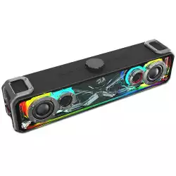Bluetooth Redragon Surge GS817 саундбар с RGB подсветка - черен