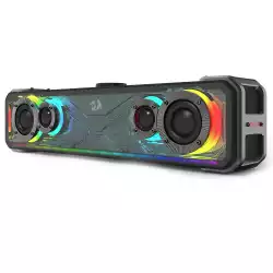 Bluetooth Redragon Surge GS817 саундбар с RGB подсветка - черен