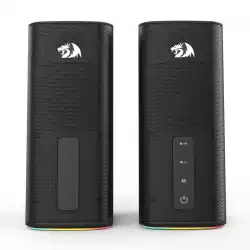 Bluetooth високоговорители Redragon Connie GS814 RGB осветление - черни