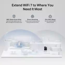 Двубандов Wi-Fi 7 удължител за обхват TP-Link RE235BE BE3600