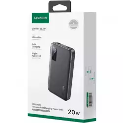 Двупосочна бързозареждаща се външна батерия Ugreen 25742 10000mAh - Черна
