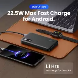Двупосочна бързозареждаща се външна батерия Ugreen 25742 10000mAh - Черна                          