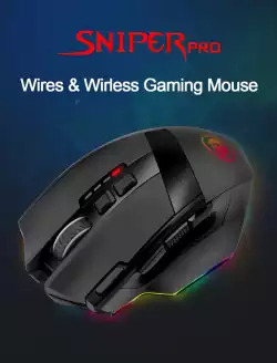 Геймърска безжична USB мишка RGB  Redragon Sniper Pro M801P-RGB