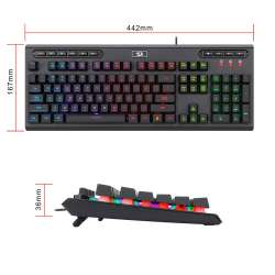 Геймърска клавиатура Redragon Aditya K513-RGB с RGB осветление