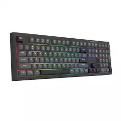 Геймърска клавиатура Redragon Crux K518-RGB-GB с RGB осветление - черна