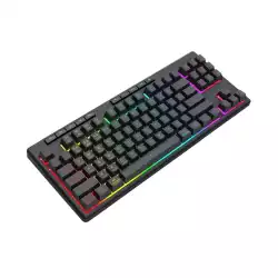 Геймърска клавиатура Redragon Shiva TKL Pro K516RGB-PRO с кабел и безжична Bluetooth, RGB осветление - черна