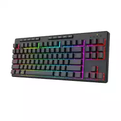 Геймърска клавиатура Redragon Shiva TKL Pro K516RGB-PRO с кабел и безжична Bluetooth, RGB осветление - черна